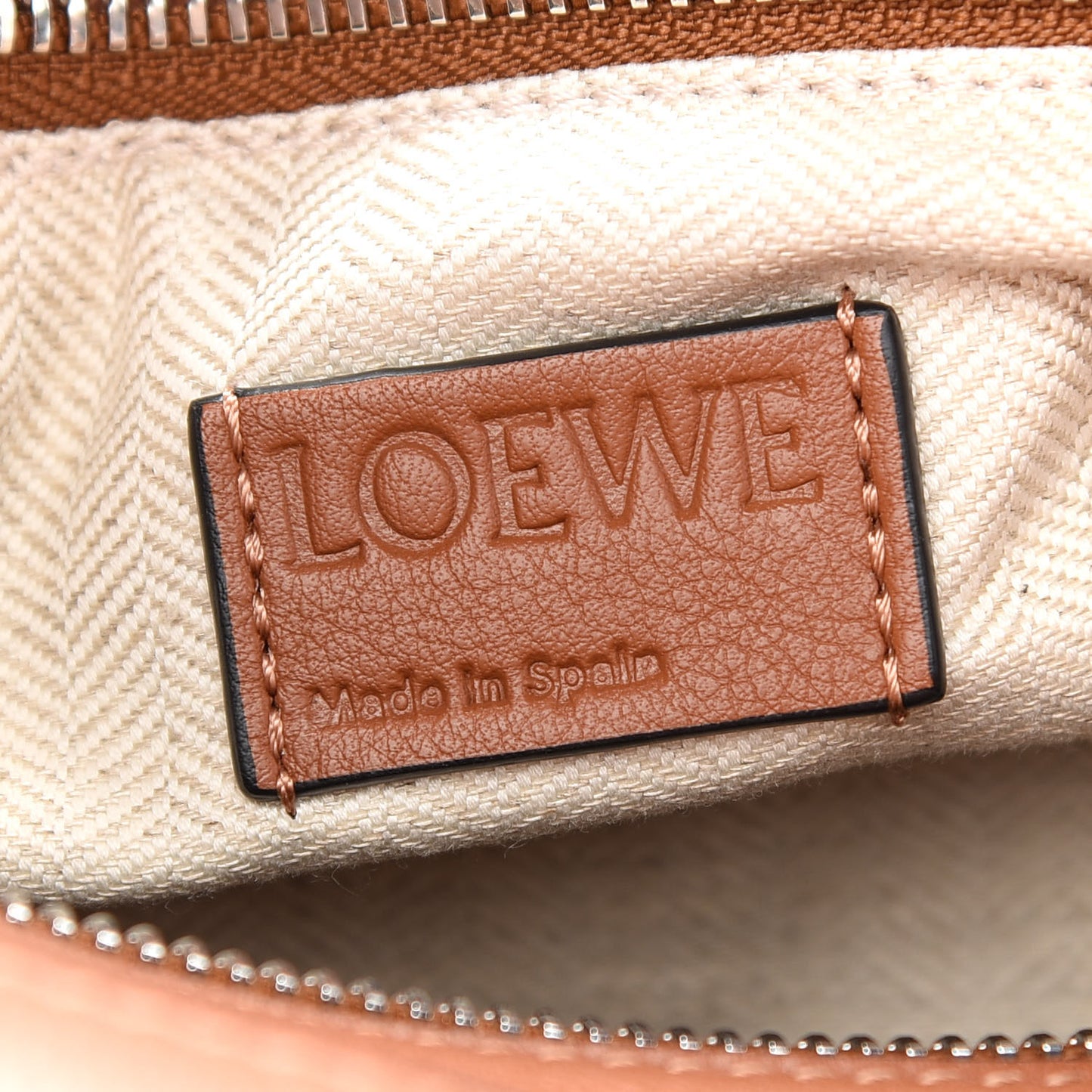 Calfskin Small Puzzle Bag Tan