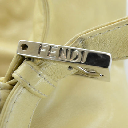 Fendi Leather Baguette Beige 10 of 12