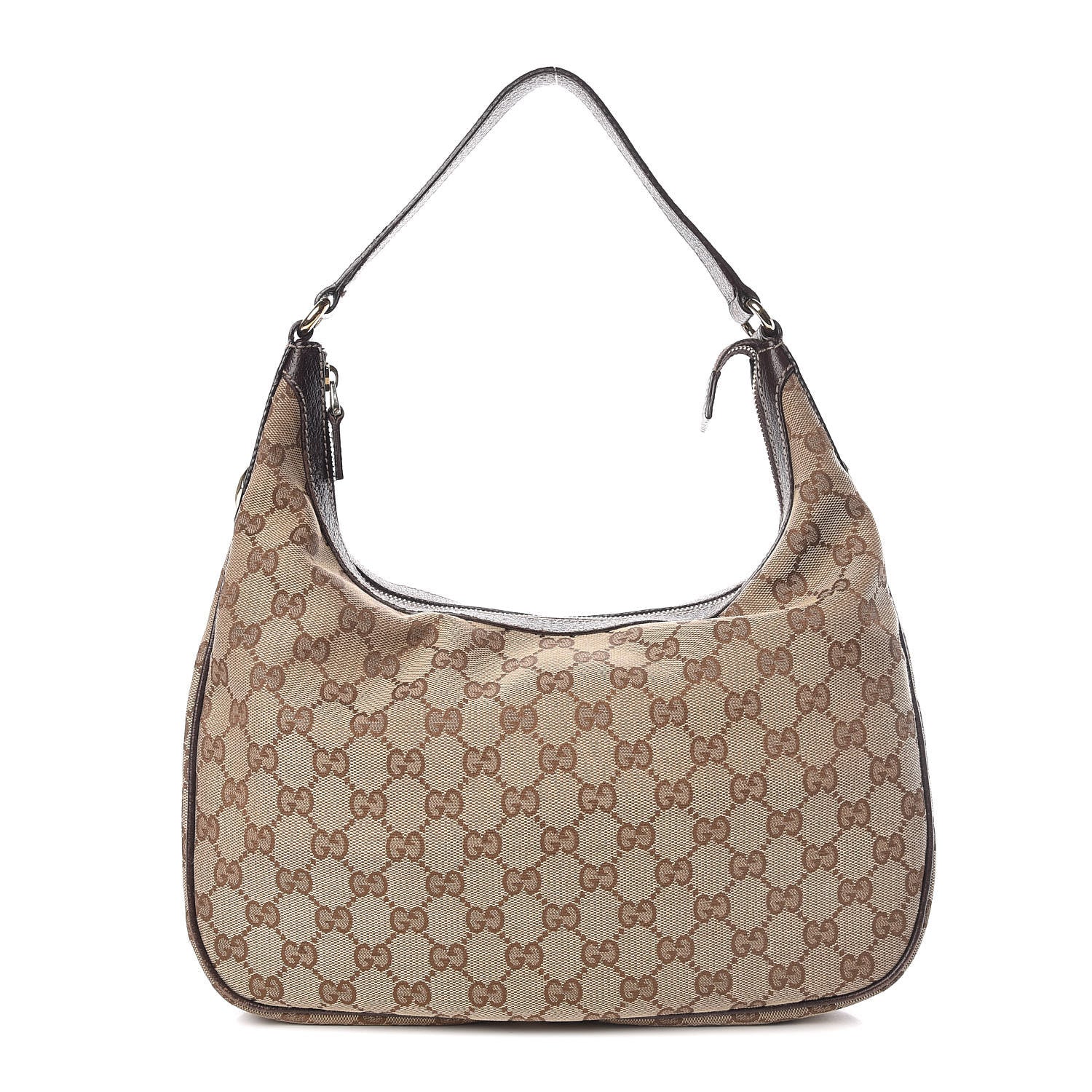 Gucci Monogram Medium Charmy Hobo Dark Brown 1 of 18