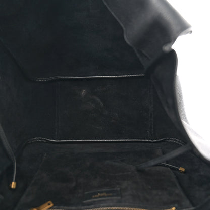 Saint Laurent Grained Deerskin Bea Tote Black 5 of 11