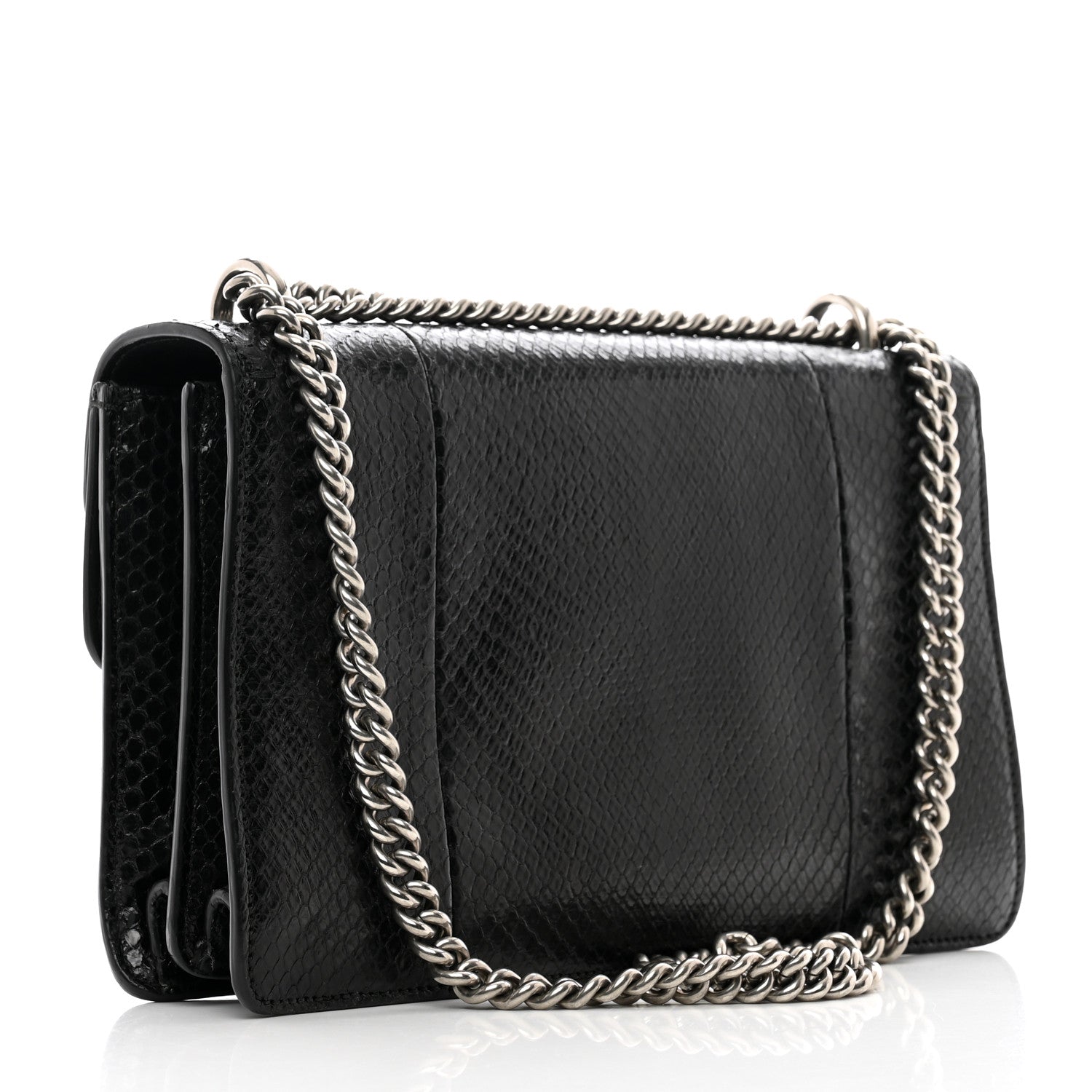 Gucci Snakeskin Small Dionysus Shoulder Bag Black 3 of 11