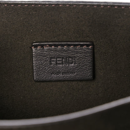 Fendi Vitello King Crystal Fab Crossbody Bag Cuoio 6 of 9