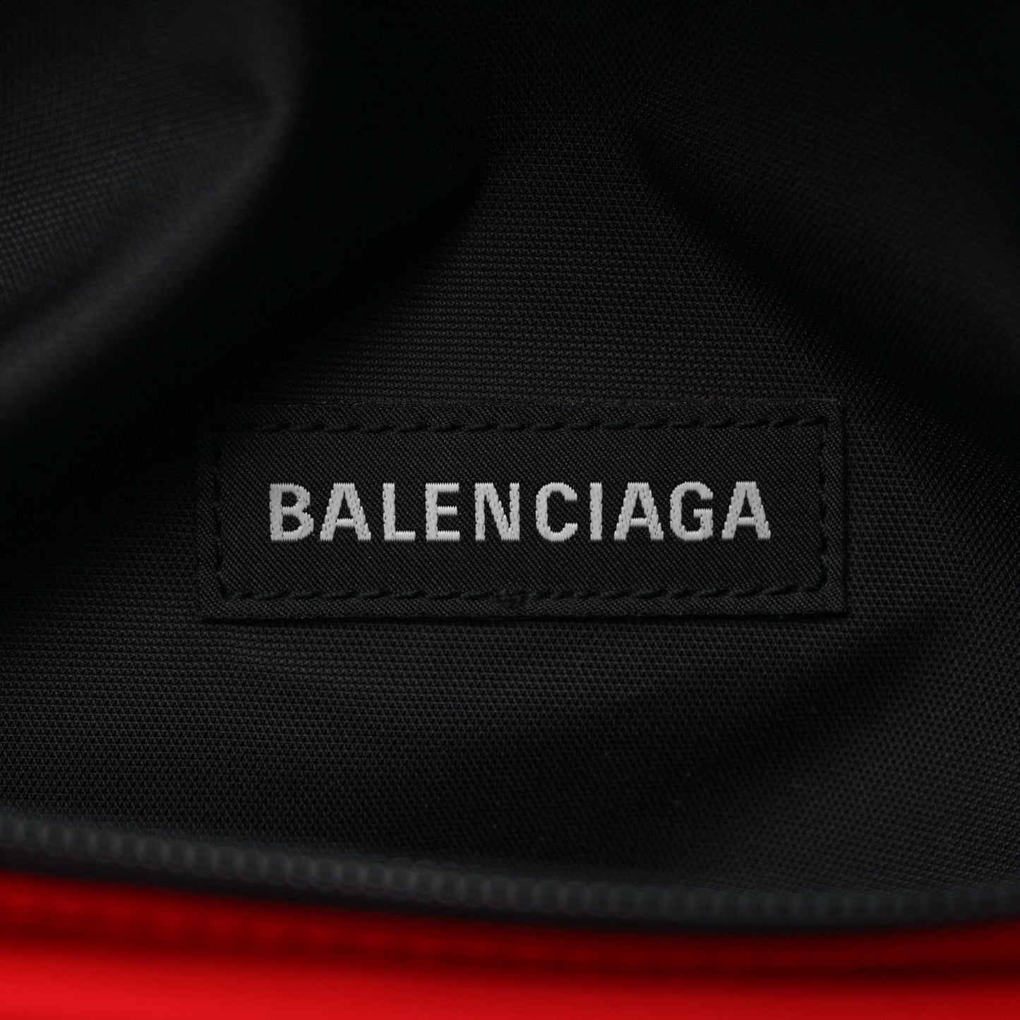 Nylon WFP Belt Bag Red
