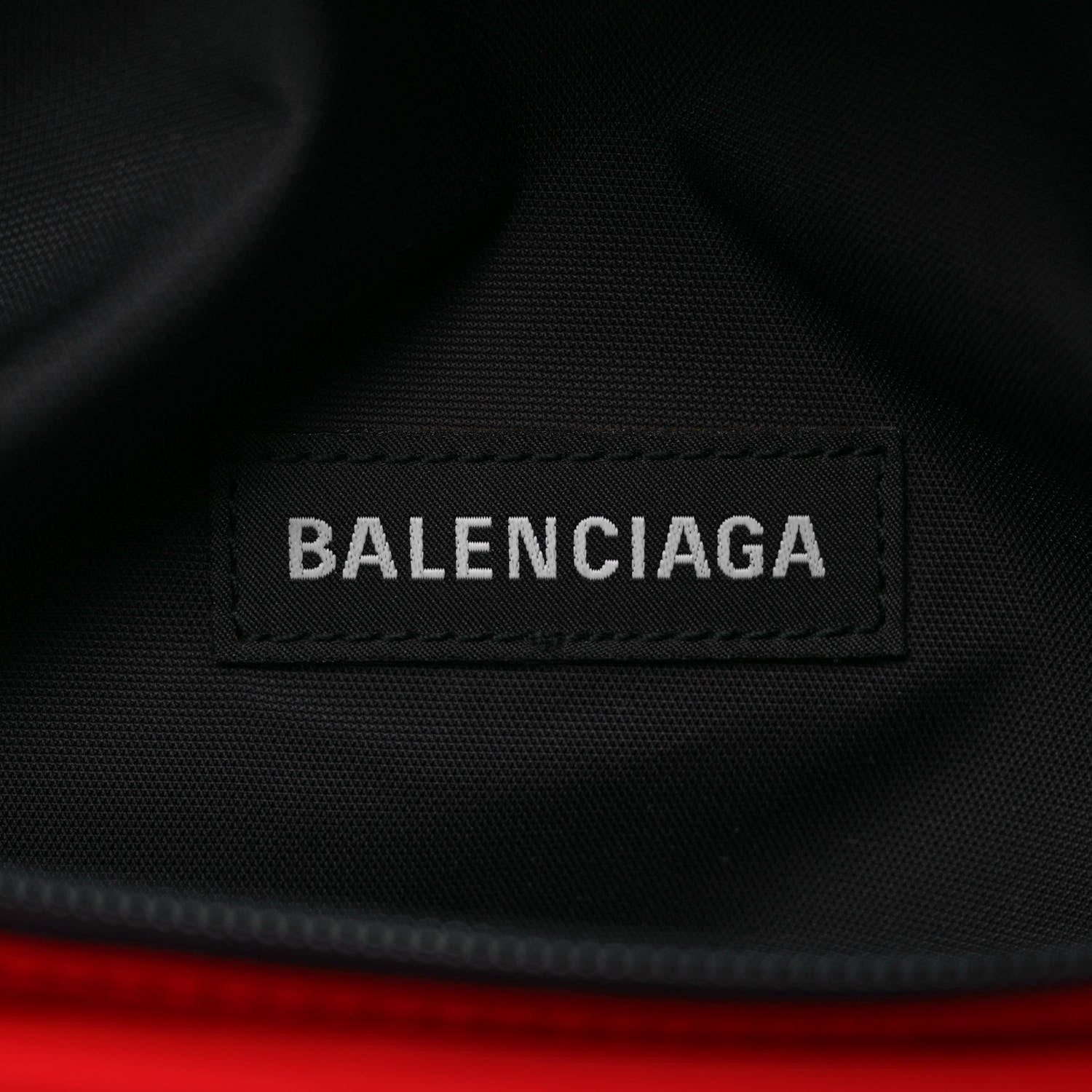 Balenciaga Nylon WFP Belt Bag Red 5 of 8