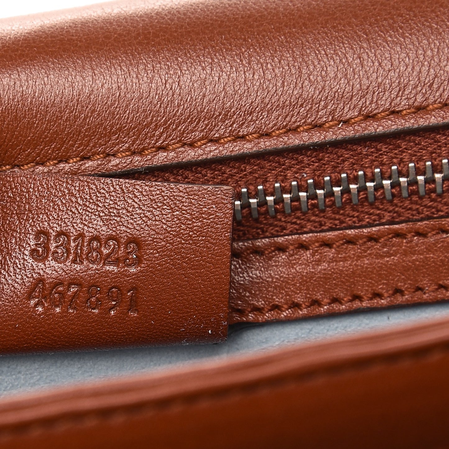 Python Small Lady Lock Briefcase Clutch Brown