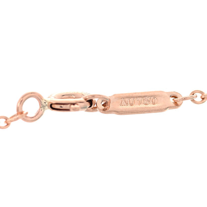 Tiffany 18K Rose Gold Diamond Atlas Pierced Bracelet 4 of 6