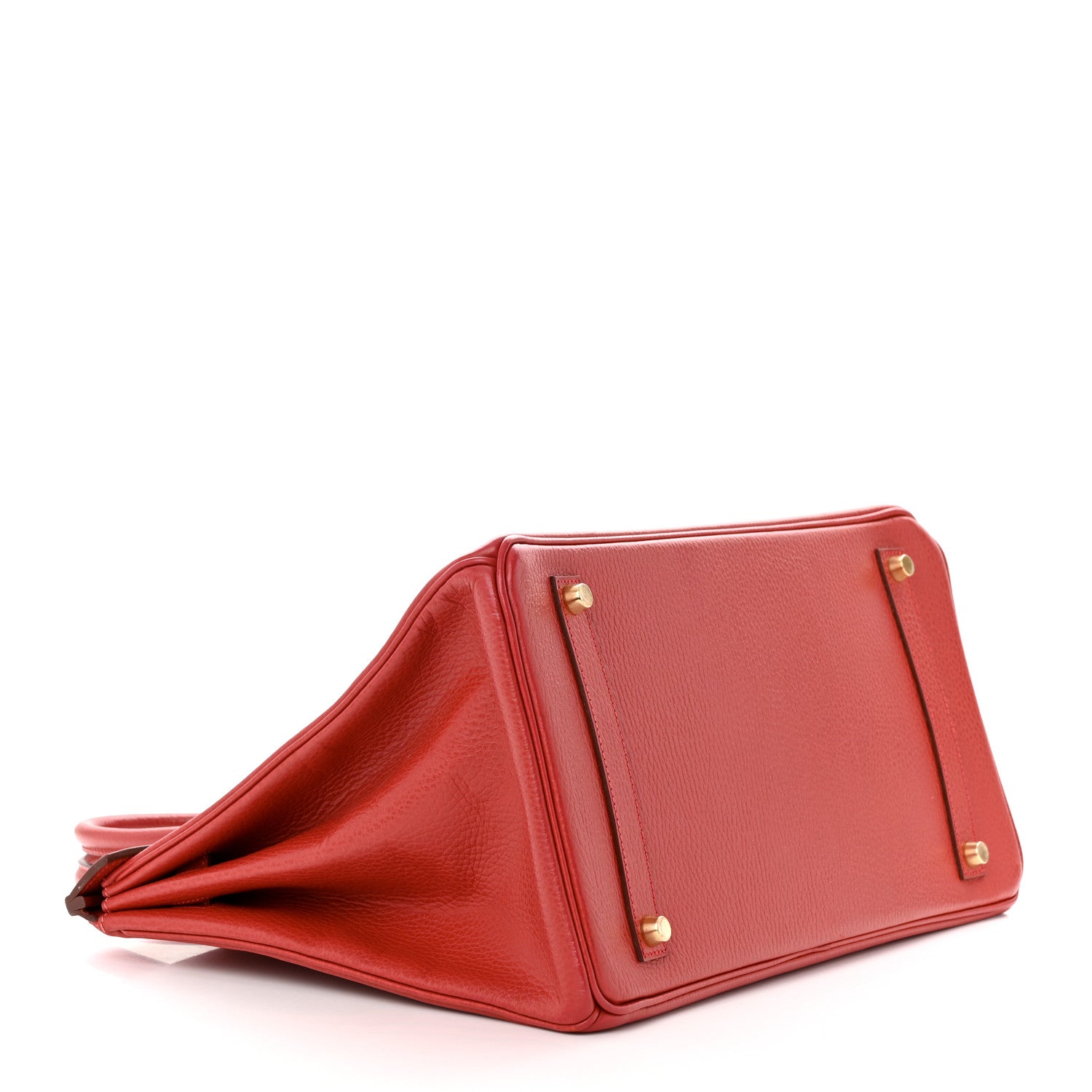 Hermes Ardennes Birkin 35 Rouge Vif 4 of 12