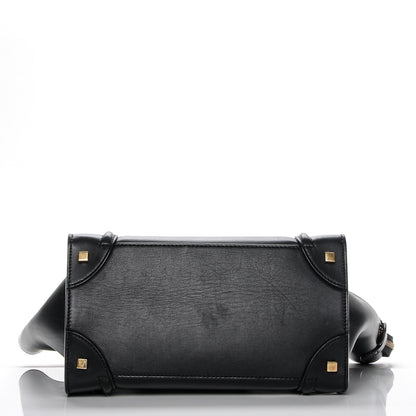 Celine Smooth Calfskin Mini Luggage Black 8 of 10