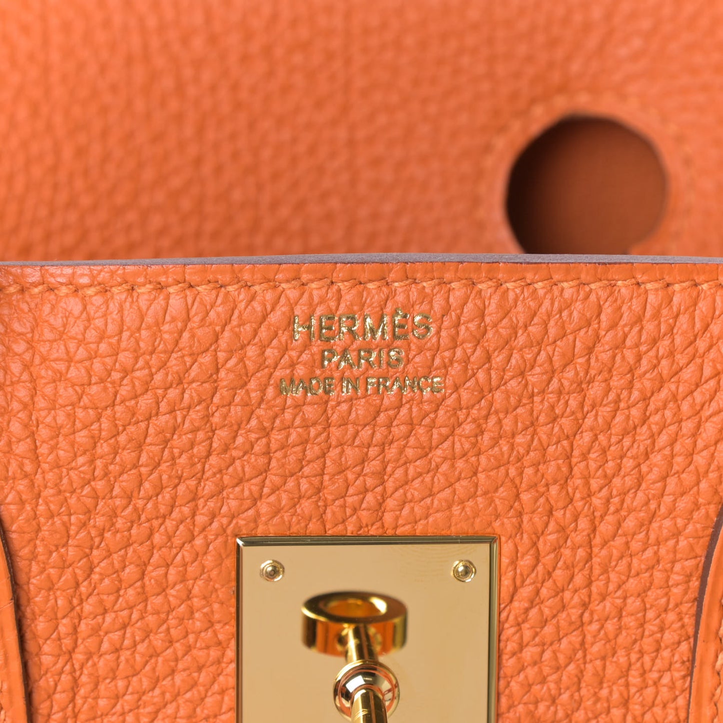 Togo Birkin 30 Orange