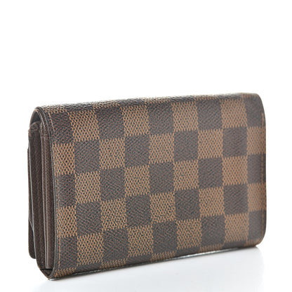 Louis Vuitton Damier Ebene Porte-Monnaie Tresor Wallet 3 of 11