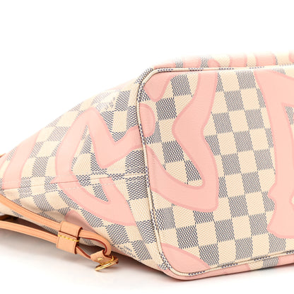 Louis Vuitton Damier Azur Tahitienne Neverfull MM 11 of 12
