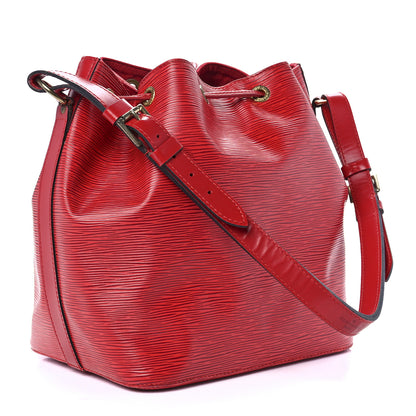 Louis Vuitton Epi Petit Noe Castillan Red 3 of 12