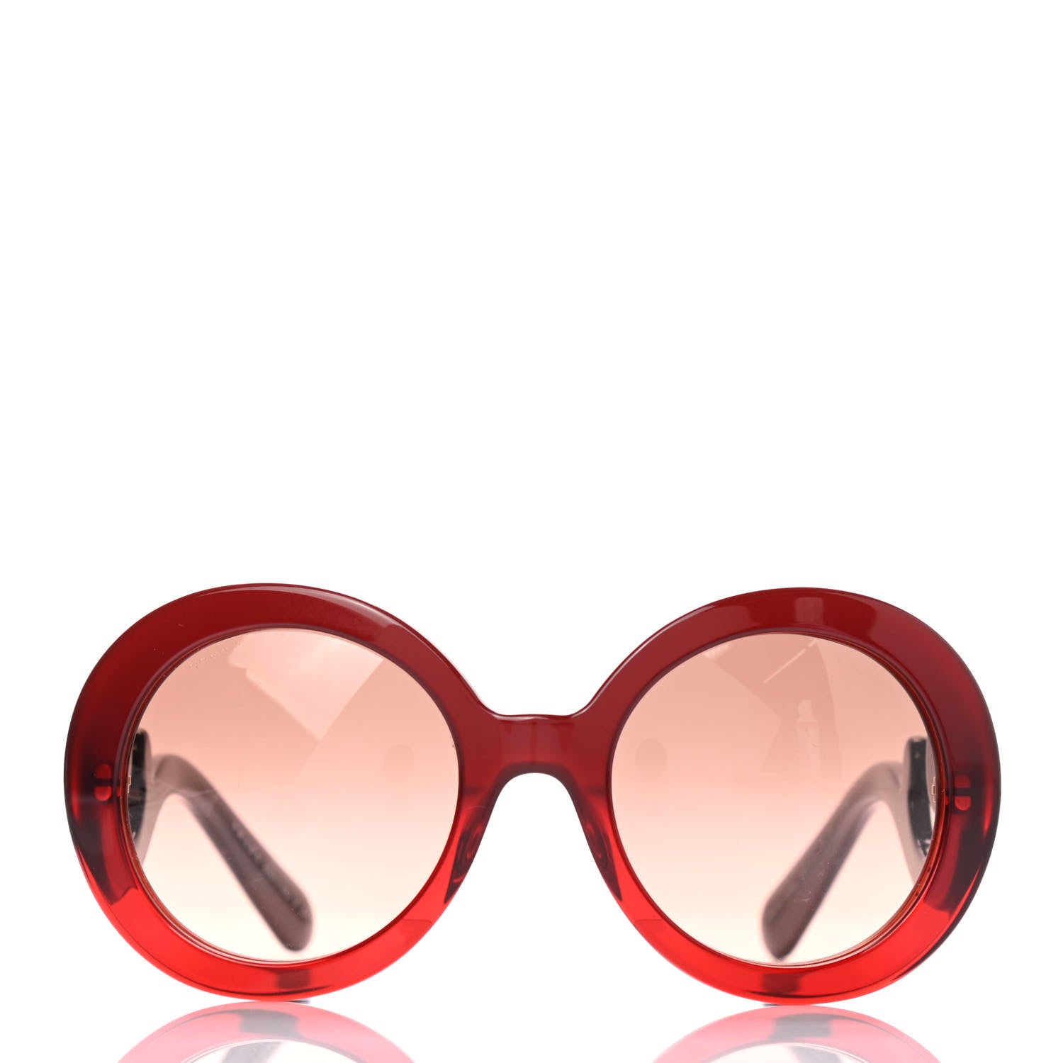 Prada Baroque Sunglasses SPR27N Red 2 of 4