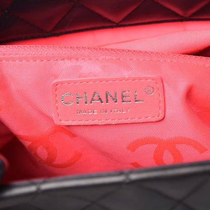 Chanel Calfskin Quilted Large Cambon Tote Black White 6 of 8