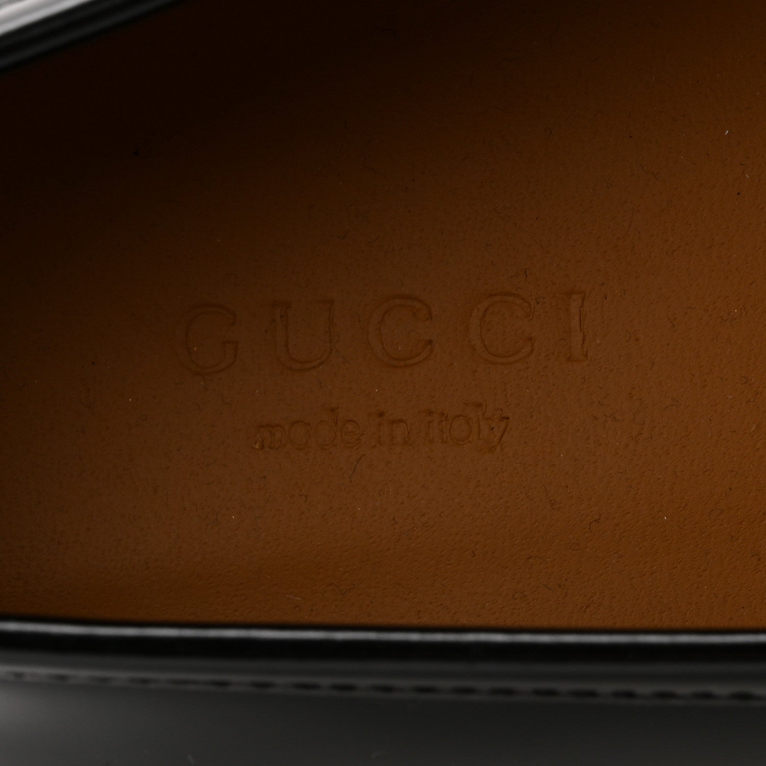 Gucci Cordovan Lux Womens Horsebit 45mm Platform Loafers 37.5 Black 7 of 13