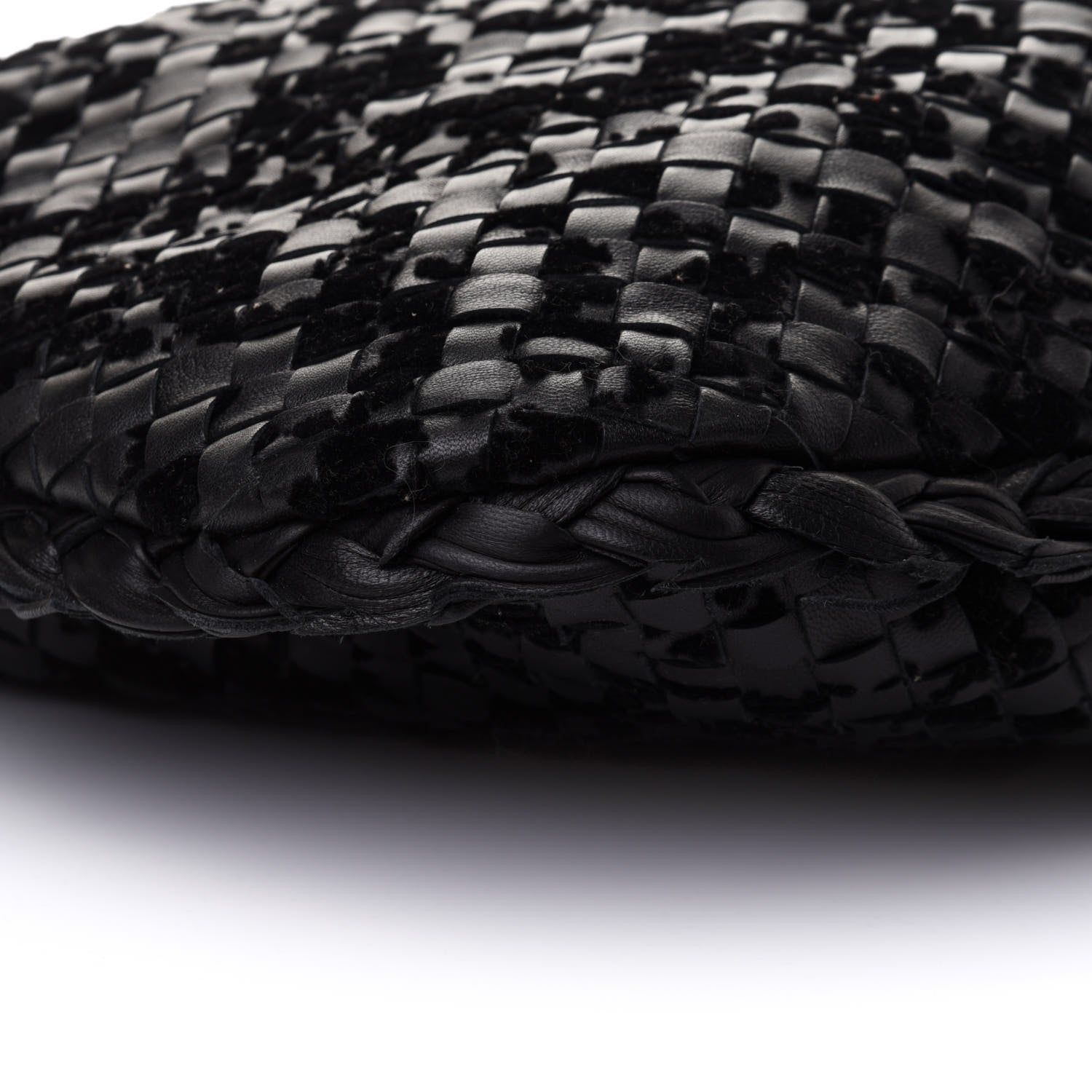 Bottega Veneta Nappa Intrecciato Velvet Embellished Large Veneta Hobo Black 8 of 11