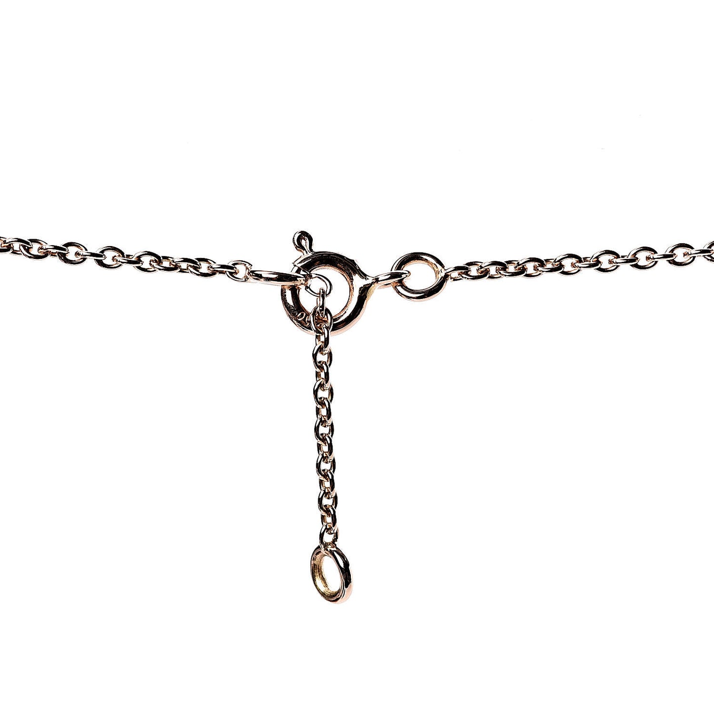 18K Rose Gold Diamond Kelly Amulette Pendant Necklace