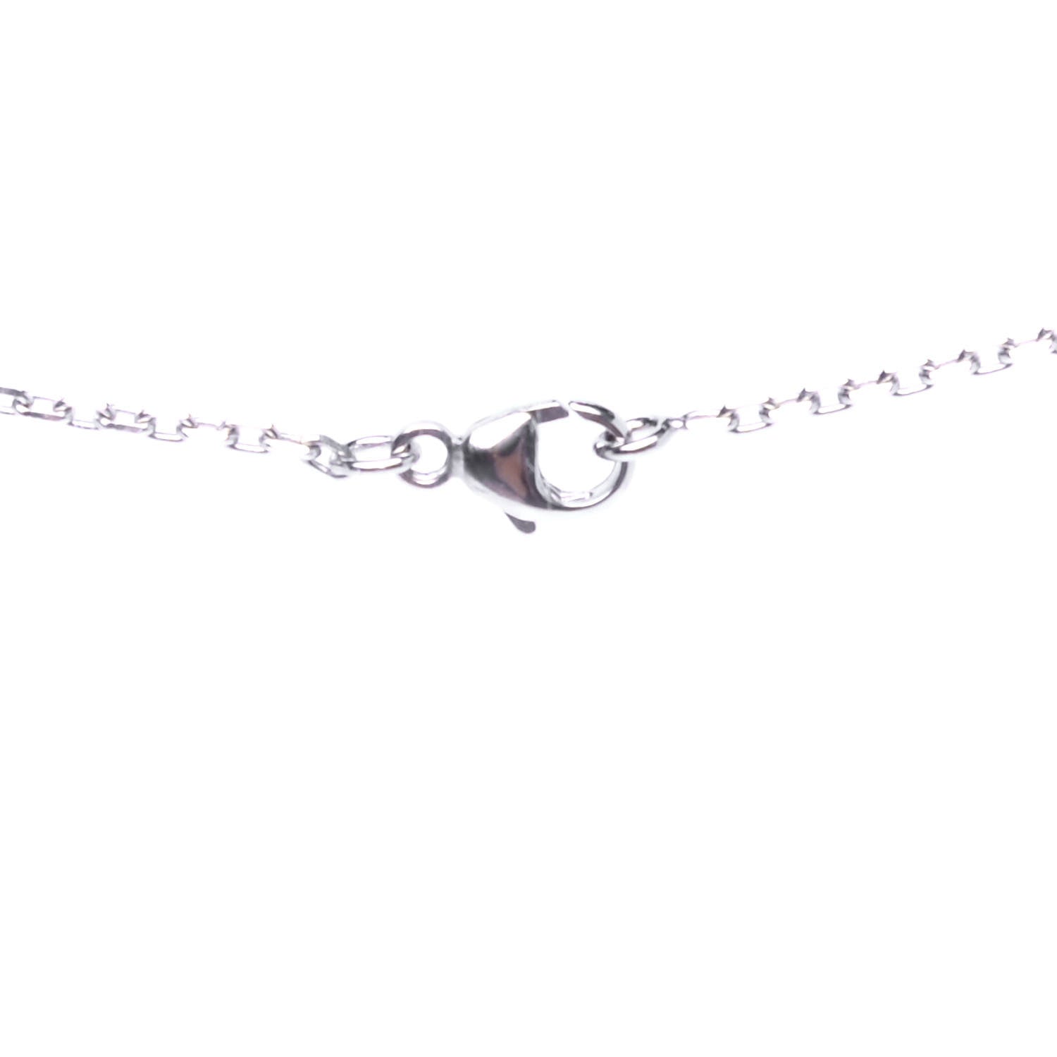 Hermes Palladium Mini Pop H Pendant Necklace Rose Dragee 3 of 4
