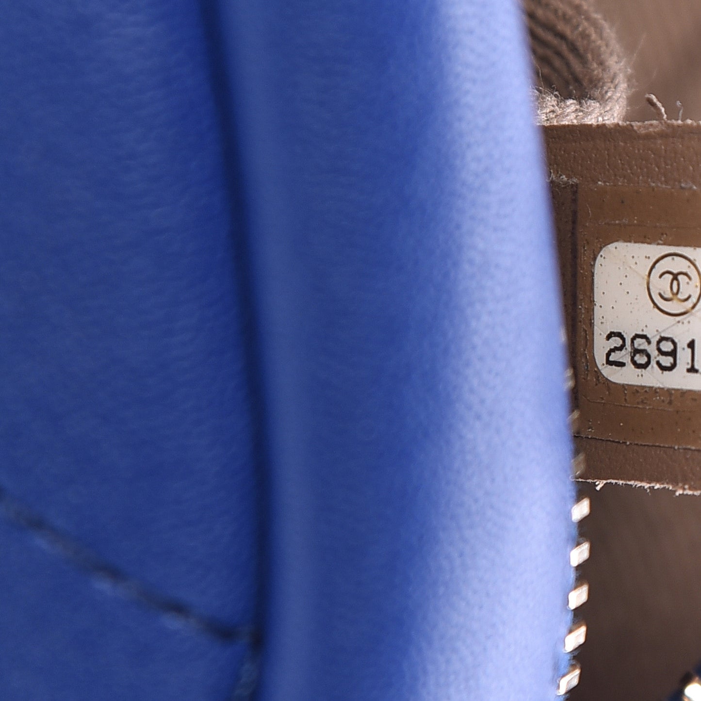 Goatskin Quilted Large Casual Trip Camera Case Blue