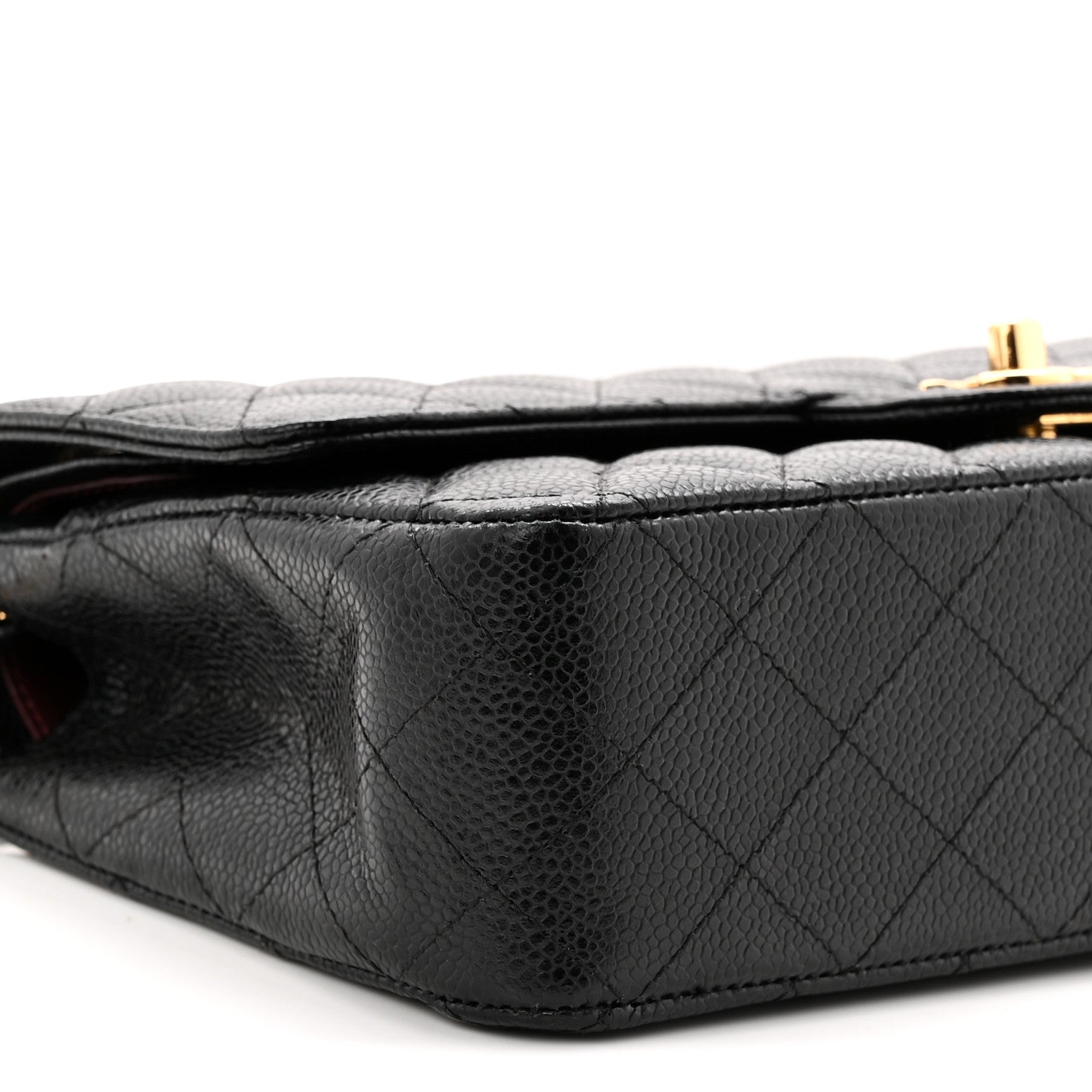 Chanel Caviar Quilted Medium Double Flap Black 9 of 11
