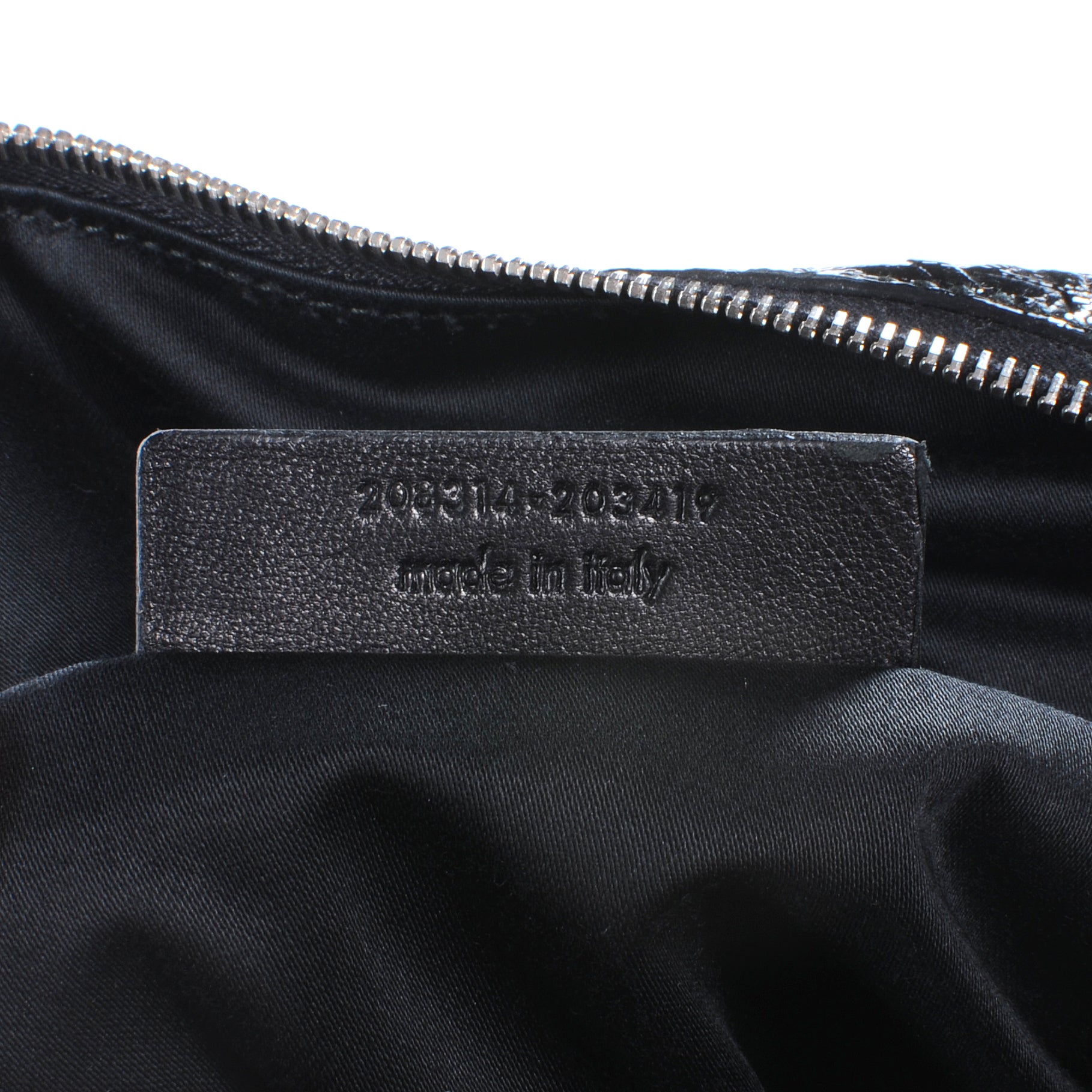 Saint Laurent Embossed Patent Medium Easy Sac Black 6 of 7