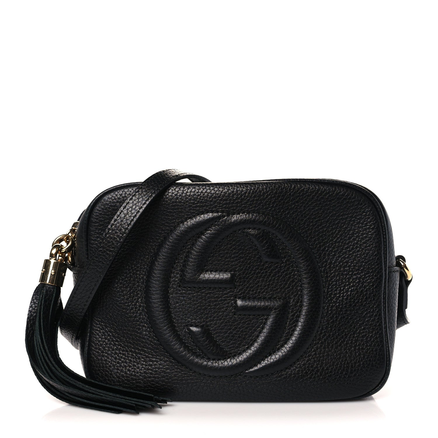 Gucci Pebbled Calfskin Small Soho Disco Bag Black 1 of 8