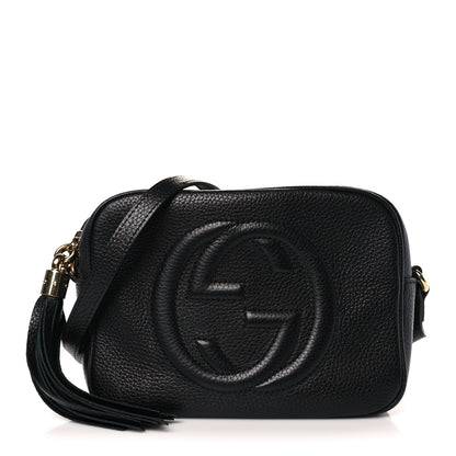 Gucci Pebbled Calfskin Small Soho Disco Bag Black 1 of 8