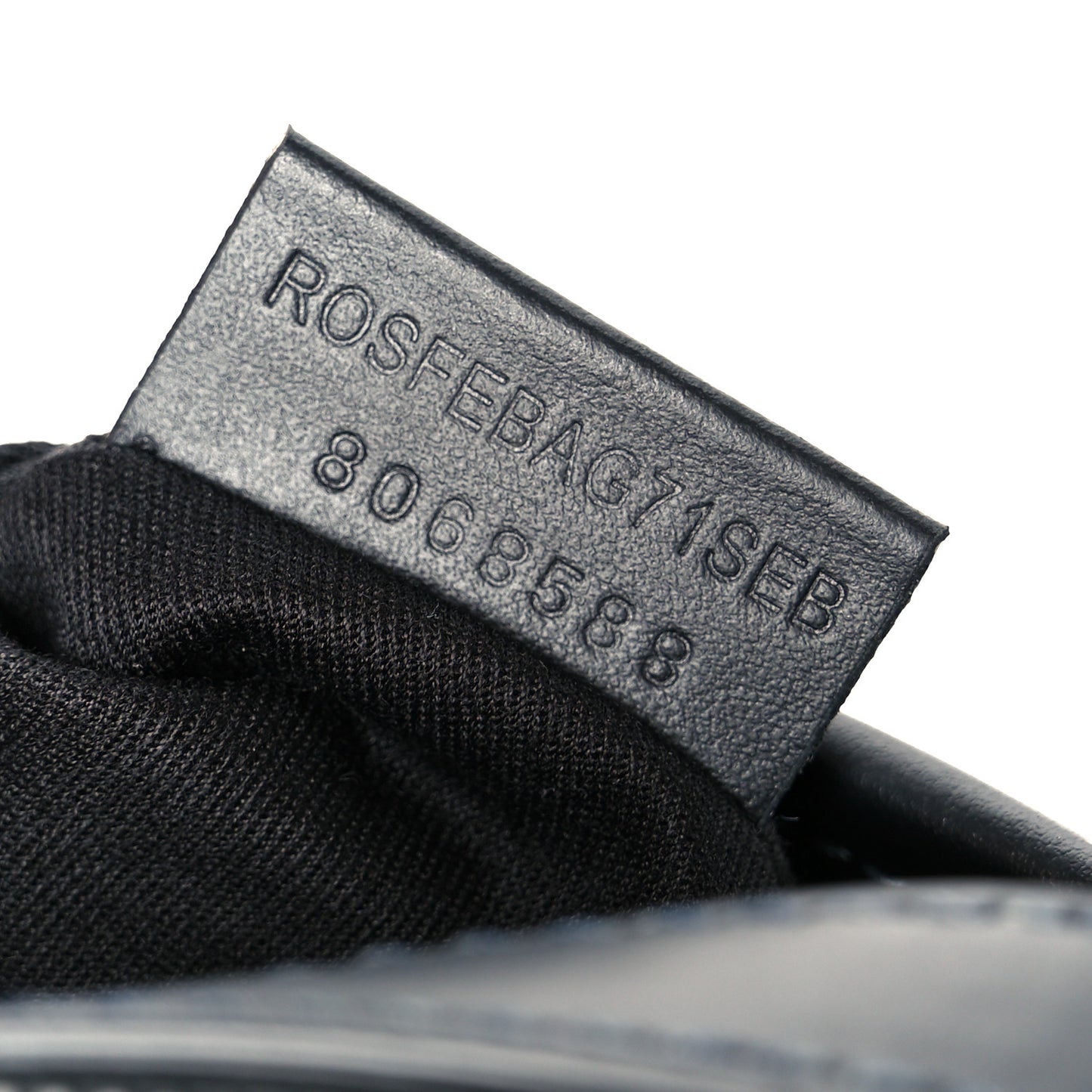 Coated Canvas Calfskin Check Muswell Bag Charcoal