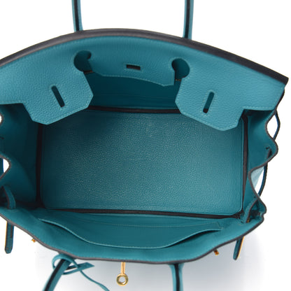 Hermes Togo Birkin 30 Turquoise 8 of 10