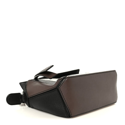 Loewe Calfskin Mini Puzzle Bag Black Taupe 4 of 11