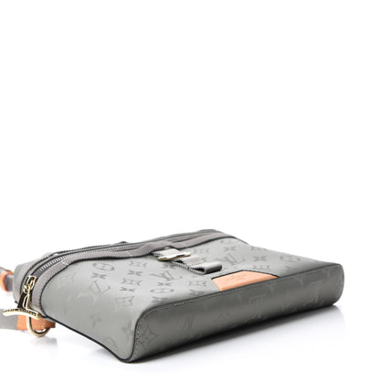 Louis Vuitton Monogram Titanium Messenger PM 4 of 10