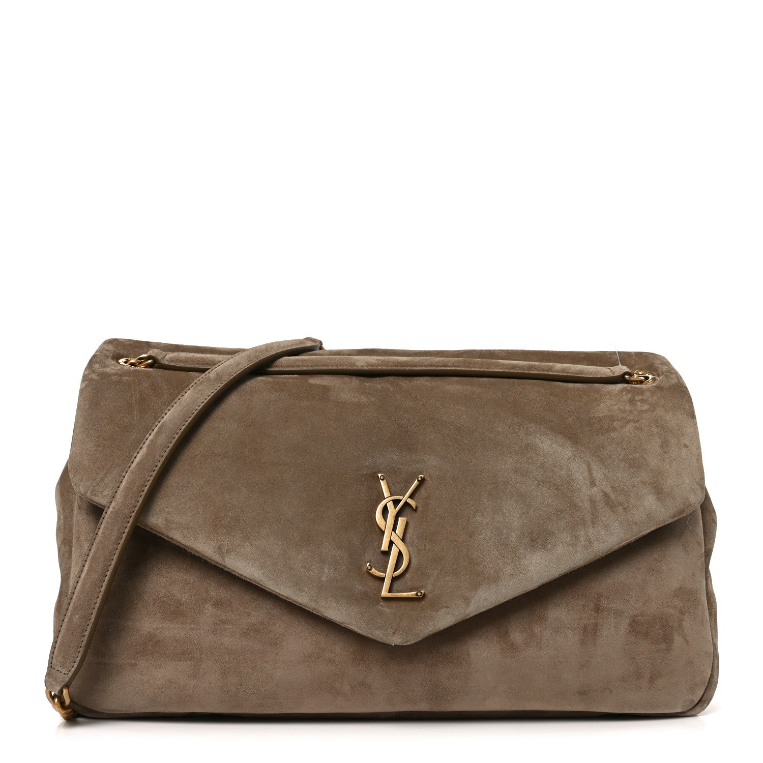 Saint Laurent Suede Large Calypso Dry Grain 1 of 10