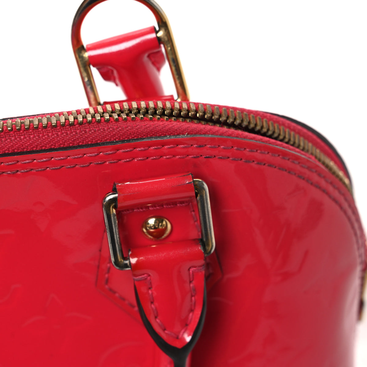 Louis Vuitton Vernis Alma BB Hot Pink 12 of 12