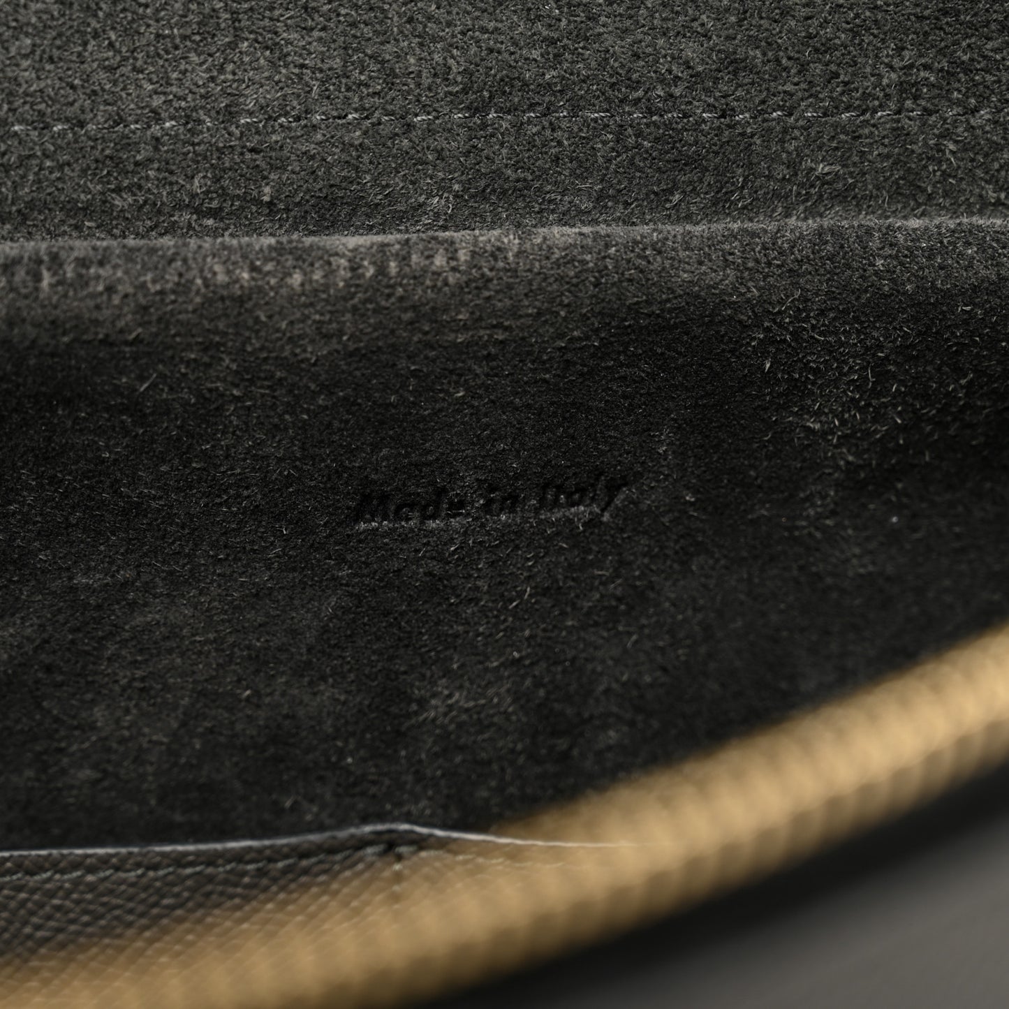 Grained Calfskin Mini Belt Bag Grey