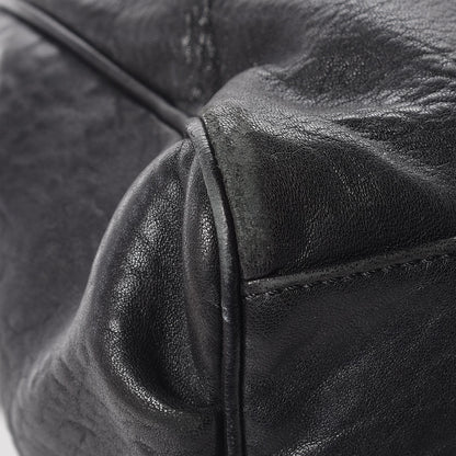 Fendi Crinkled Lambskin Mia Degrade Shopper Black 12 of 17