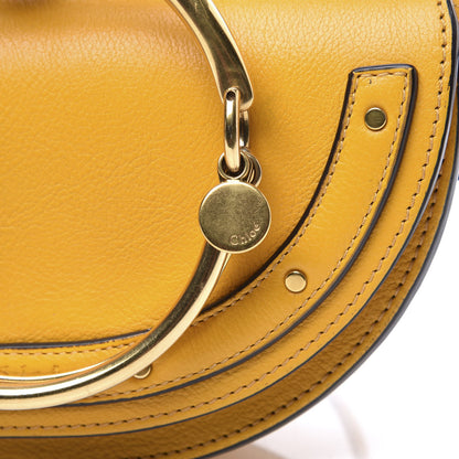 Chloe Calfskin Small Nile Bracelet Minaudiere Bag Dark Ochre 10 of 12