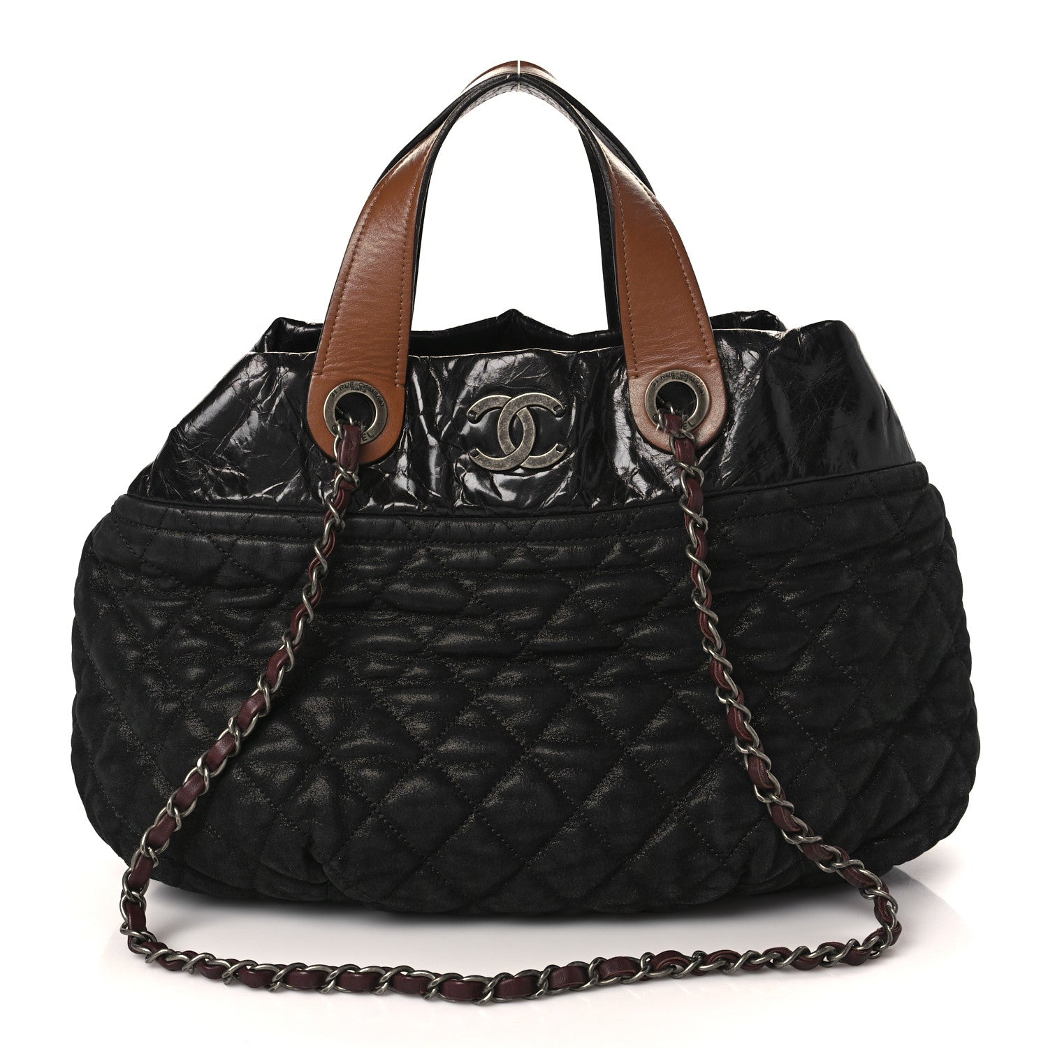 Chanel Iridescent Calfskin Small In The Mix Tote Black 1 of 10