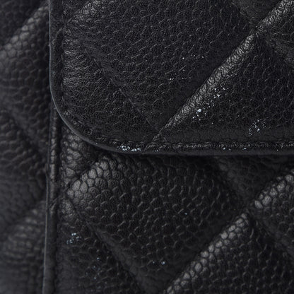 Chanel Caviar Quilted Flap Shoulder Bag Black 12 of 13