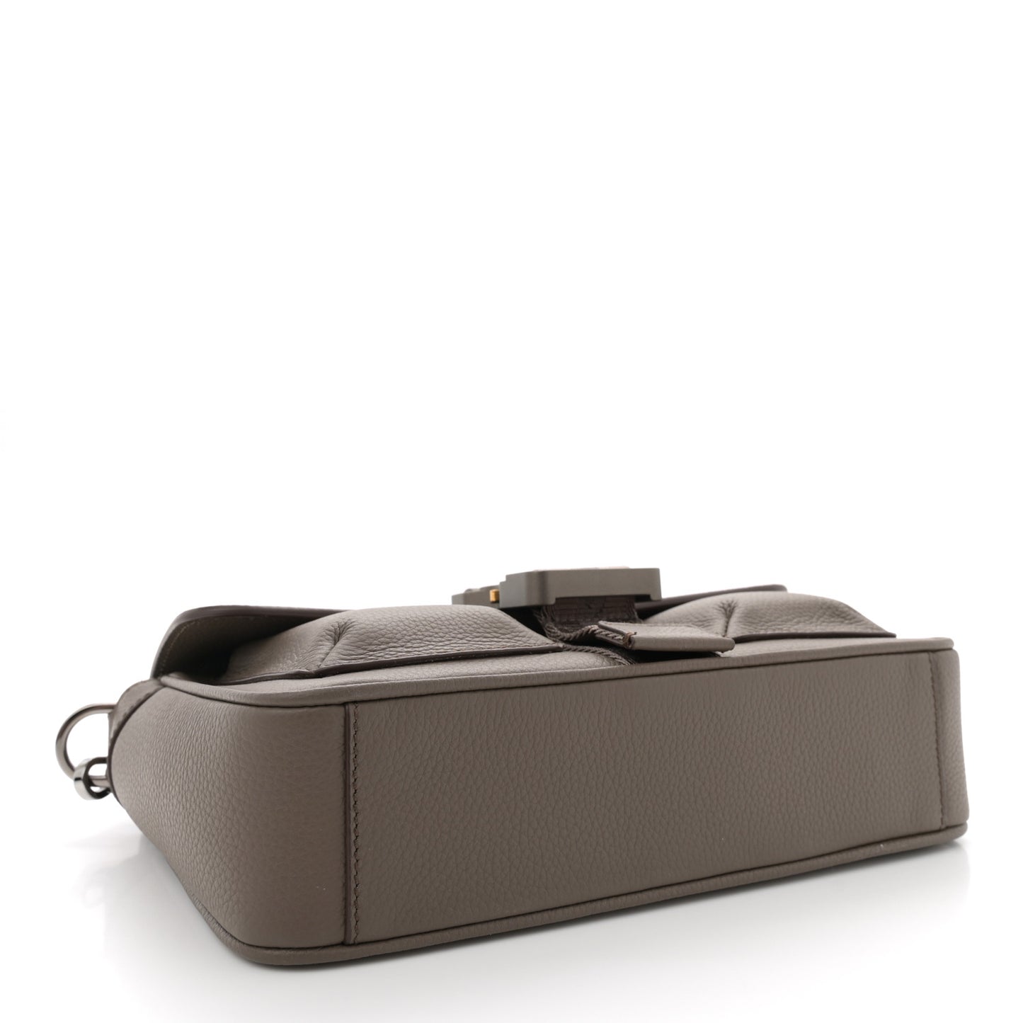 Grained Calfskin Hit The Road Bag Dark Green