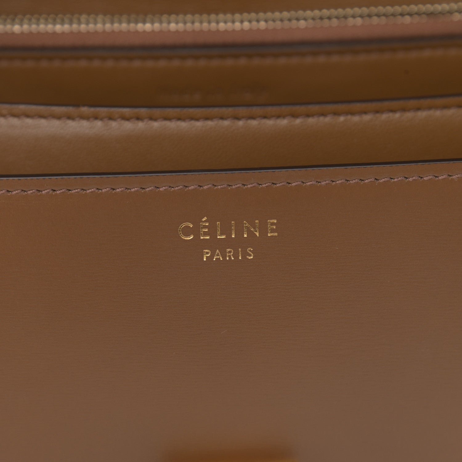 Celine Box Calfskin Medium Classic Box Flap Bag Camel 7 of 11