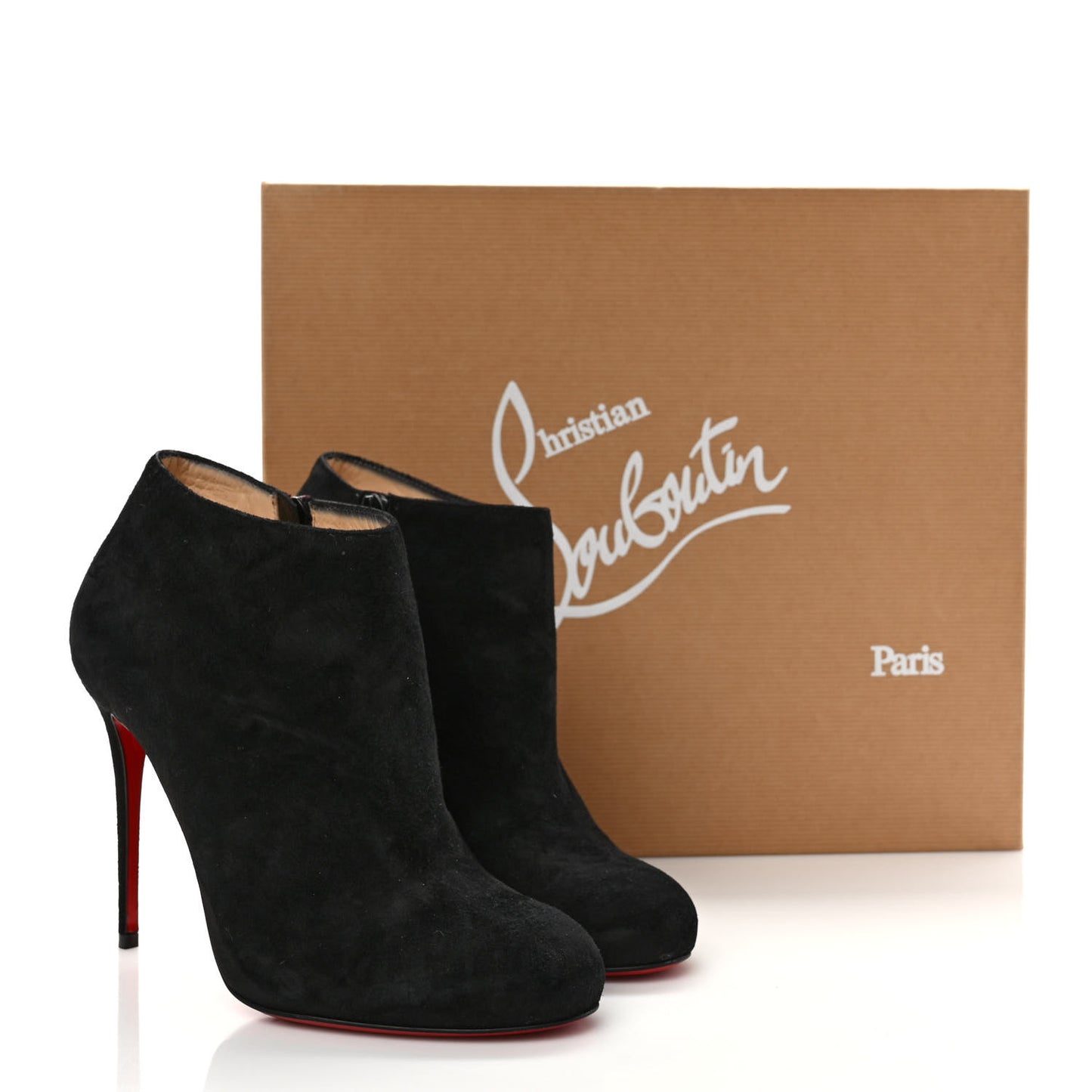 Suede Bellissima 100 Ankle Boots 36.5 Black