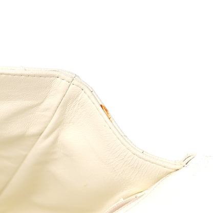 Chanel Caviar Quilted Jumbo Single Flap White 13 of 18