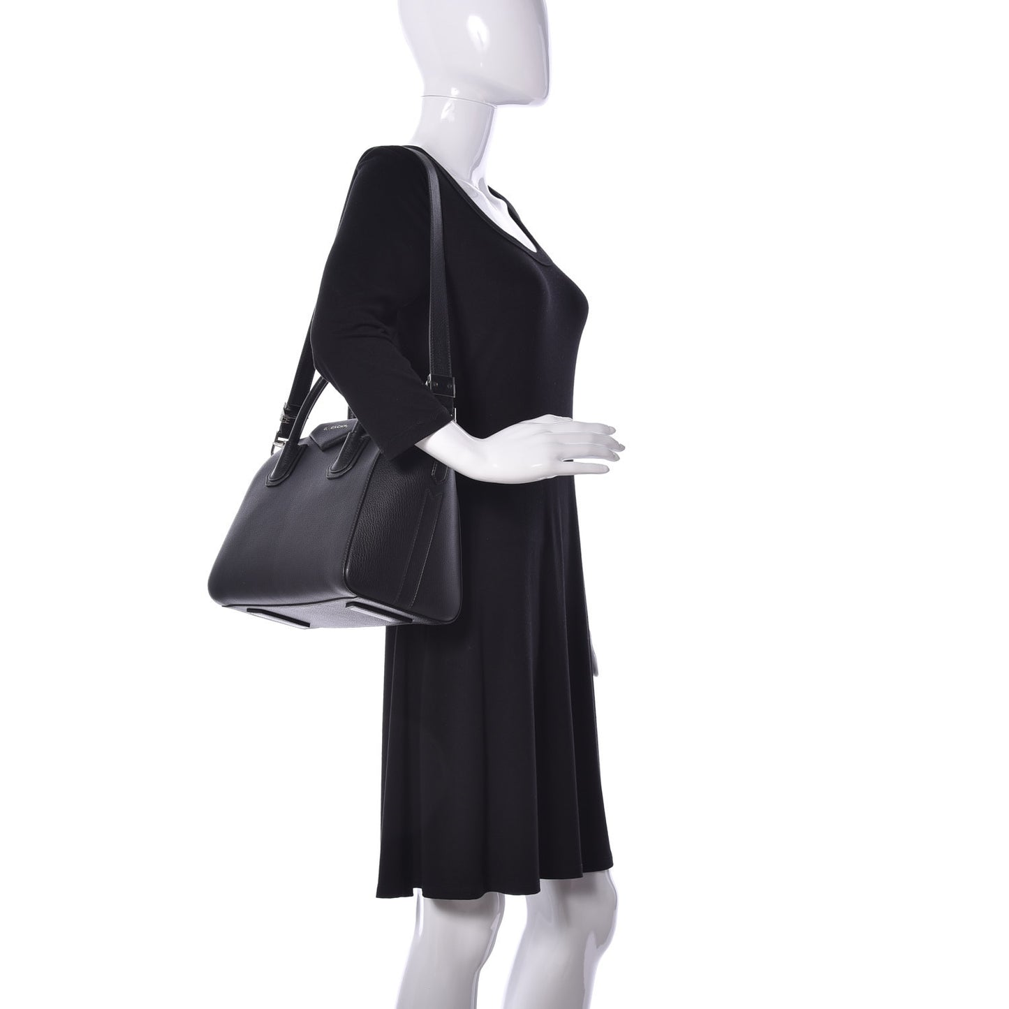 Sugar Goatskin Small Antigona Black
