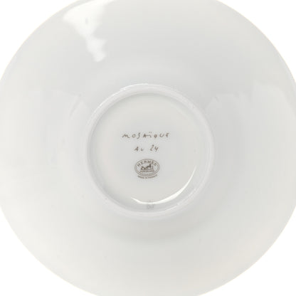 Hermes Porcelain Mosaique au 24 Coffee Cup and Saucer Set of 2 4 of 9