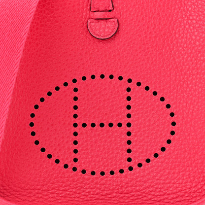 Hermes Taurillon Clemence Evelyne TPM Rose Extreme 8 of 11