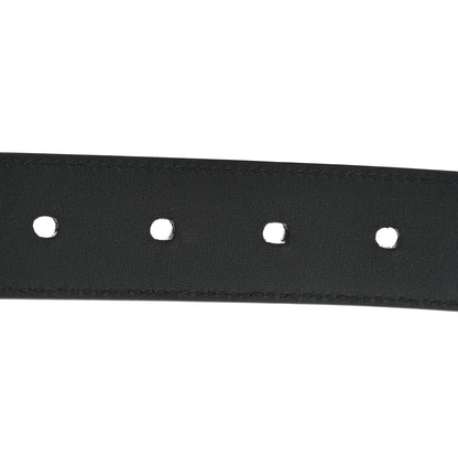 Saint Laurent Smooth Calfskin Monogram Square Buckle Belt 75 30 Black 6 of 6