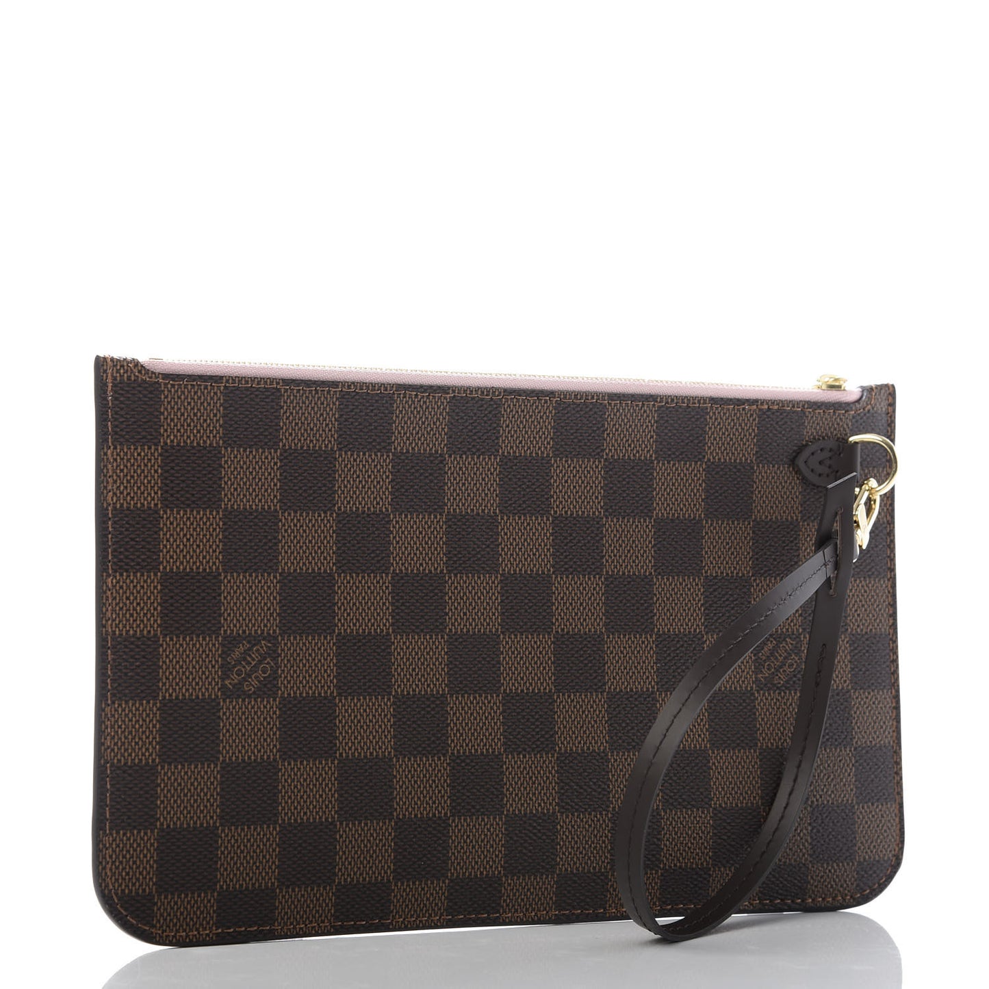 Damier Ebene Neverfull MM GM Pochette Rose Ballerine