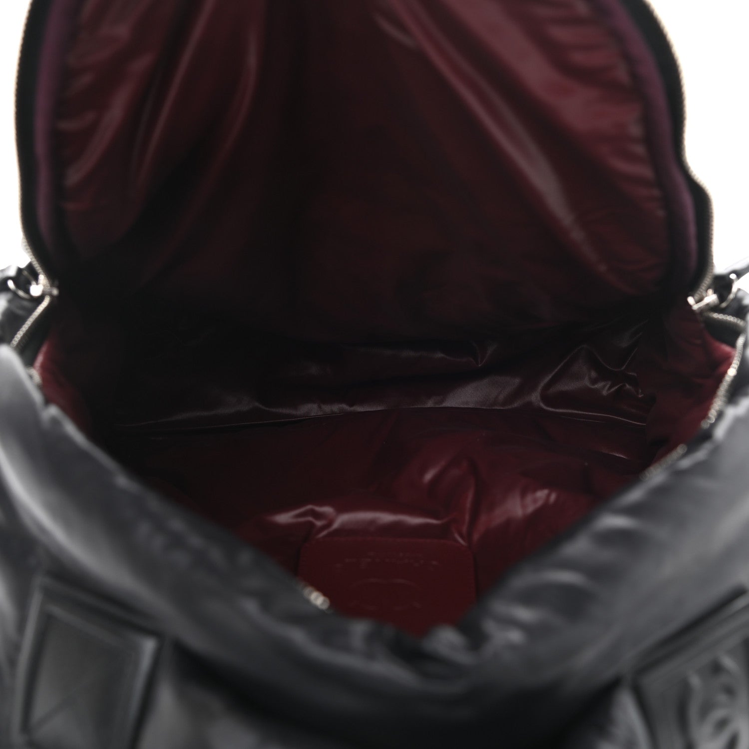 Chanel Nylon Quilted Coco Cocoon Backpack Black 4 of 9