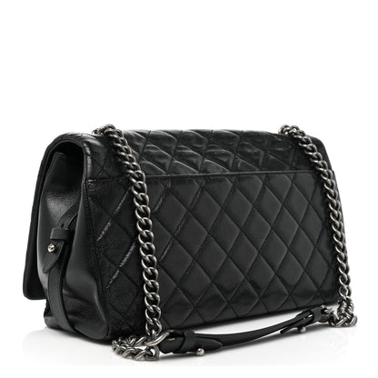 Chanel Goatskin Quilted Large City Rock Flap Black 3 of 10