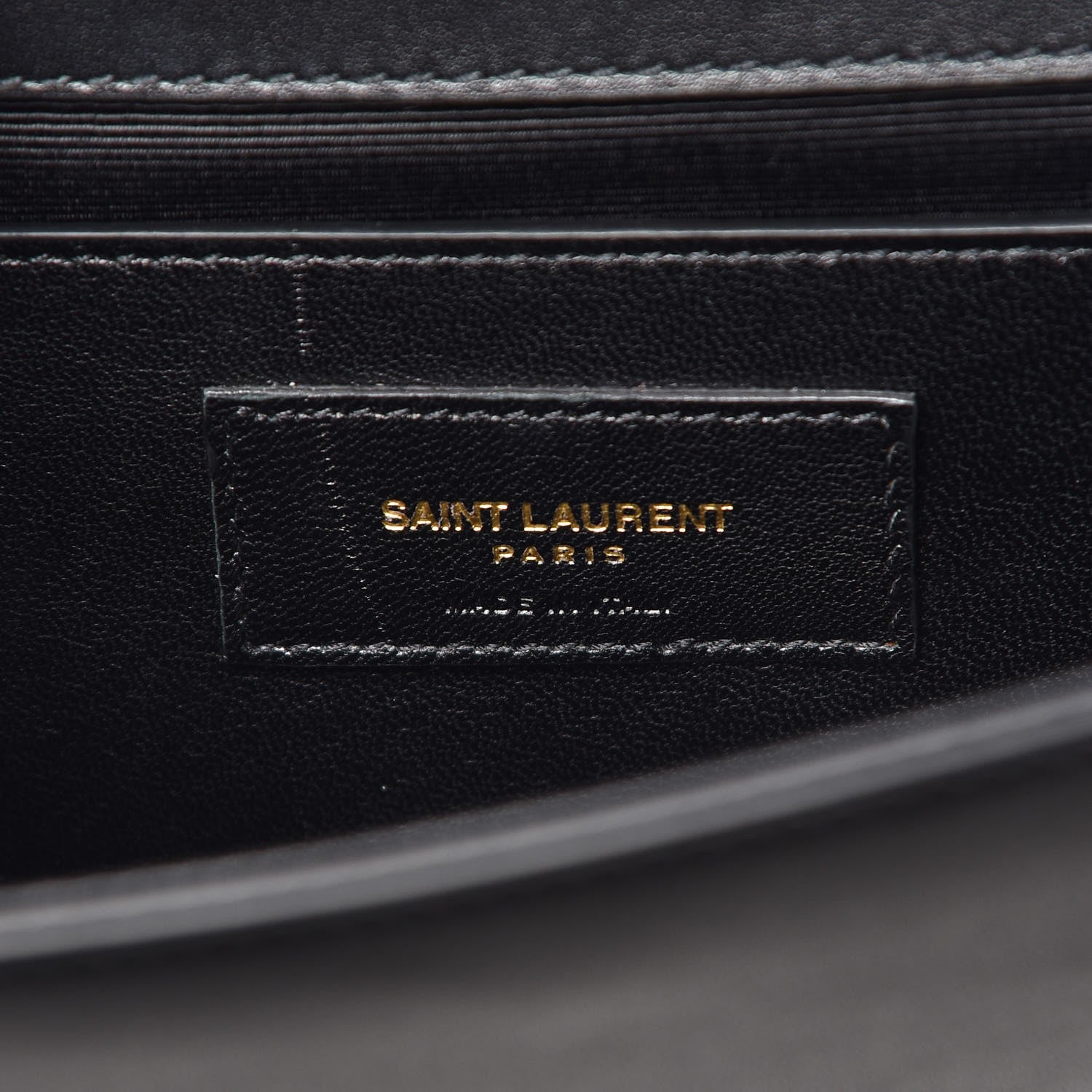 Saint Laurent Calfskin Classic Monogram Kate Heart Clutch Black Rouge 6 of 9